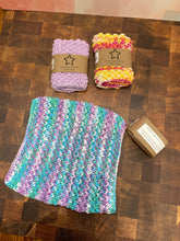 Load image into Gallery viewer, bright color Knit Ecofriendly Dishcloths
