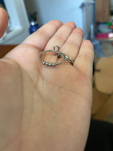 Load image into Gallery viewer, Anxiety ring- adjustable stainless steel
