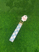 Load image into Gallery viewer, Funky Checkerboard Wristlet Lanyard
