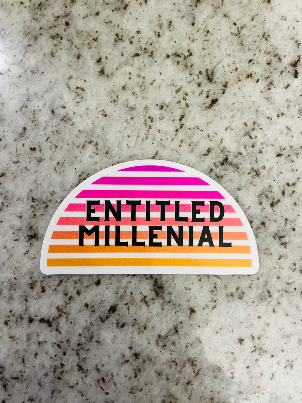 Entitled Millenial sticker