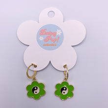 Load image into Gallery viewer, Stainless Steel YinYang Huggie Hoop Earring

