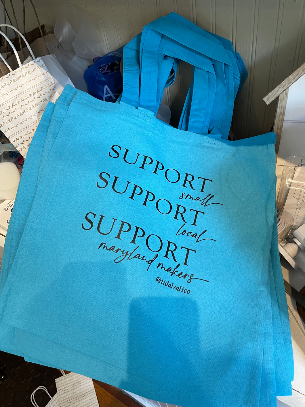 Tidal salt shop small tote