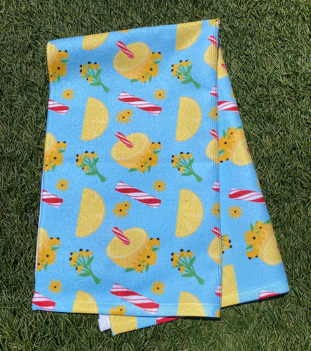 Lemon Peppermint Stick Hand Towel