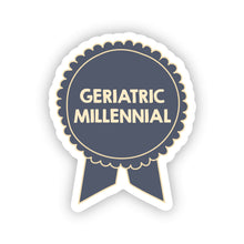 Load image into Gallery viewer, Geriatric Millennial Ribbon Sticker
