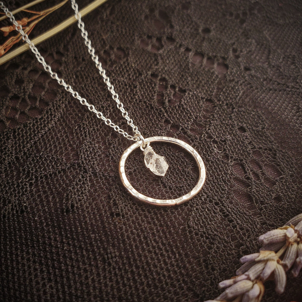 Herkimer Diamond Roundabout necklace